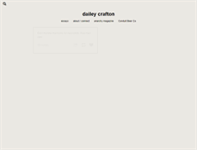 Tablet Screenshot of daileycrafton.com